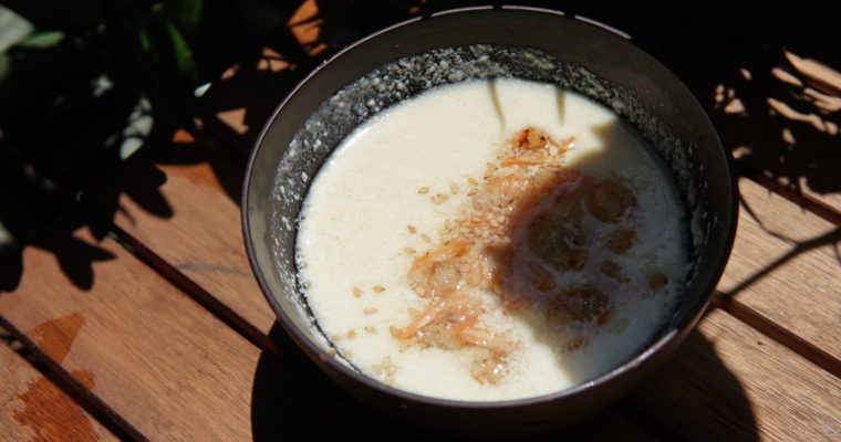 ２分でできる台湾の豆乳スープ